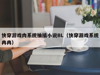 快穿游戏肉系统抽插小说BL（快穿游戏系统冉冉）