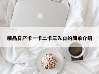 精品日产卡一卡二卡三入口的简单介绍