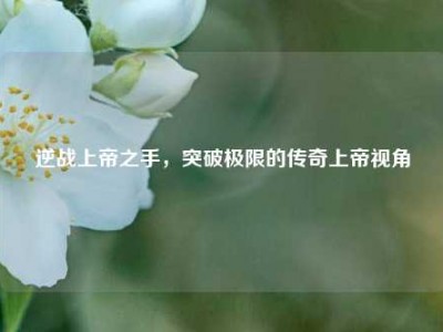 逆战上帝之手，突破极限的传奇上帝视角