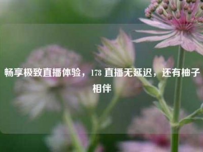 畅享极致直播体验，178 直播无延迟，还有柚子相伴
