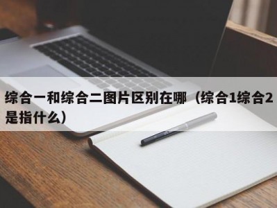 综合一和综合二图片区别在哪（综合1综合2是指什么）