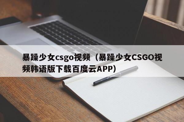 暴躁少女csgo视频(暴躁少女CSGO视频韩语版下载百度云APP)