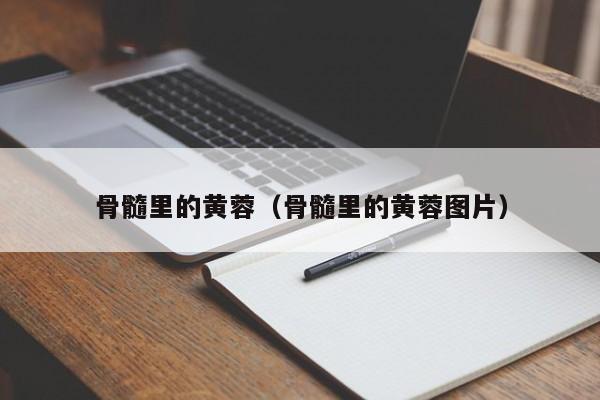 骨髓里的黄蓉(骨髓里的黄蓉图片)