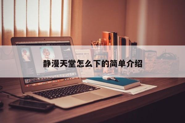 静漫天堂怎么下的简单介绍