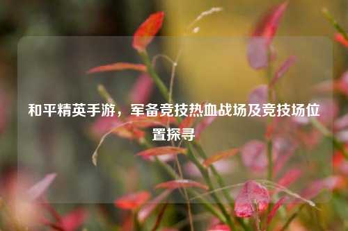 和平精英手游，军备竞技热血战场及竞技场位置探寻